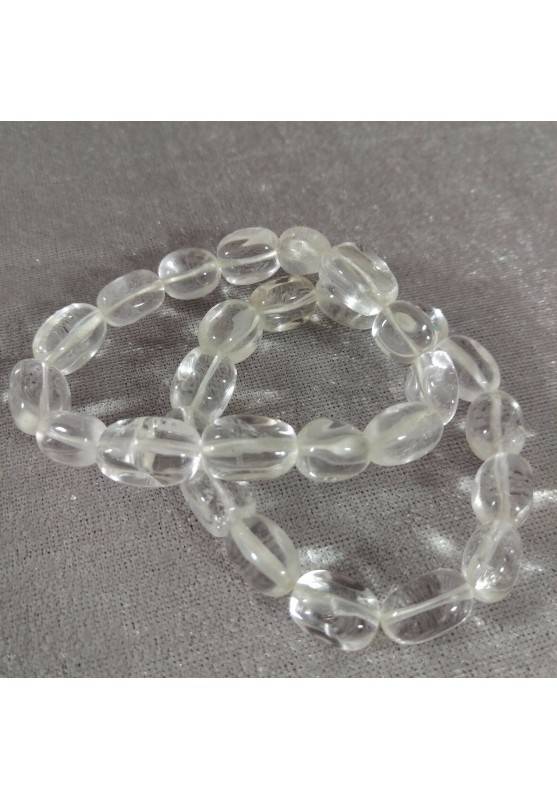 Bracelet in PURE Clear QUARTZ MINERALS Natural Jewel Chakra Healing−3