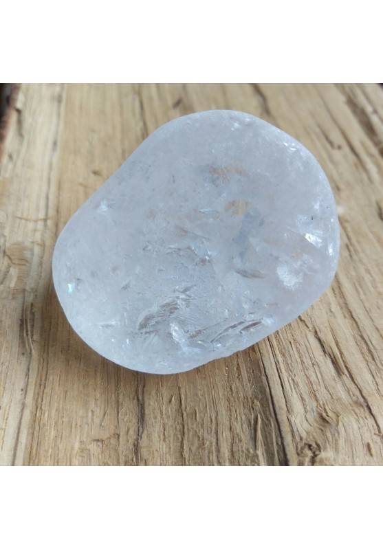 Hyaline Quartz Slice Semi Tumbled Rock CRYSTAL POLISHED da Palmstone−3